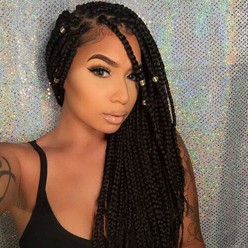 How To Wear Box Braids With Beads