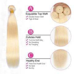 613 Blonde Human Hair Weave Bundles - Pure Hair Gaze