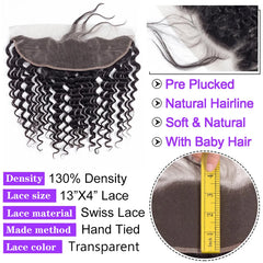 13x4 HD Lace Frontal Brazilian 3 Bundles - Pure Hair Gaze