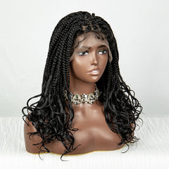 Synthetic Short Box Braided Wigs - Pure Hair Gaze