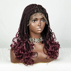 Synthetic Short Box Braided Wigs - Pure Hair Gaze