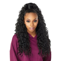 Gorgeous Half Wig N Pony Wrap Instant Up N Down Half Wig and Ponytail Style, Ready-to-Wear - Pure Hair Gaze