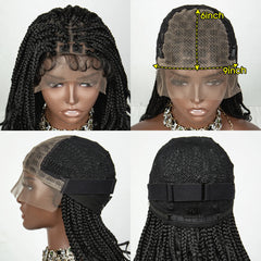 Synthetic Short Box Braided Wigs - Pure Hair Gaze