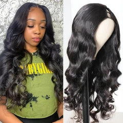 Remy Human Hair Body Wave U Part Wigs - Pure Hair Gaze