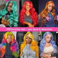 Body Wave Blonde HD Transparent Lace wigs - Pure Hair Gaze