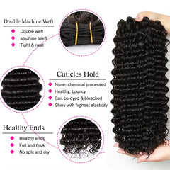 Loose Deep Wave Human Hair Bundles - Pure Hair Gaze