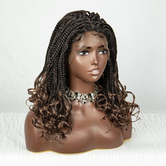 Synthetic Short Box Braided Wigs - Pure Hair Gaze