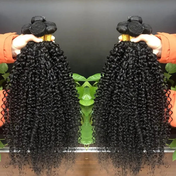 34 Inch Long Curly Human Hair Bundles