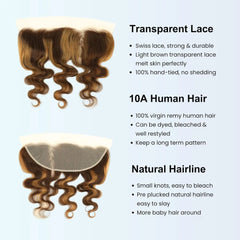 Lace Frontal Closure Brazilian Bundles - Pure Hair Gaze