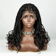 Synthetic Short Box Braided Wigs - Pure Hair Gaze