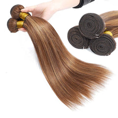Closure Brazilian Straight Hair Bundles - Pure Hair Gaze