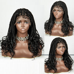 Synthetic Short Box Braided Wigs - Pure Hair Gaze