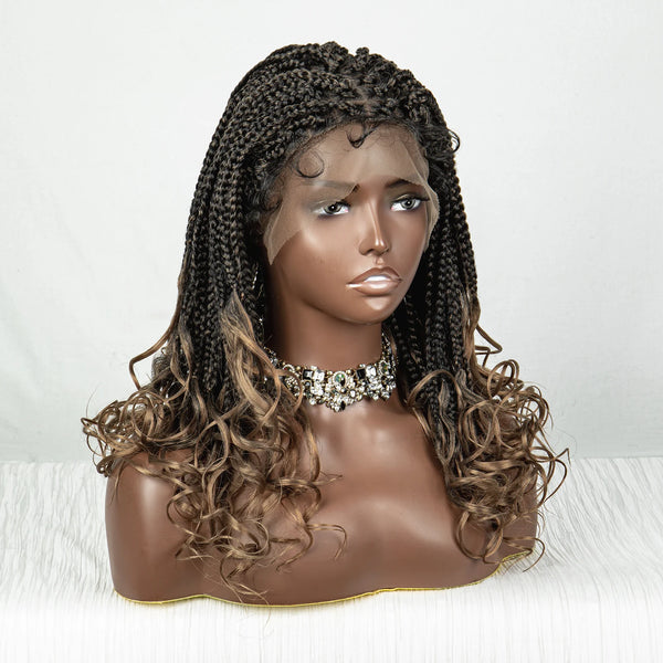 Synthetic Short Box Braided Wigs