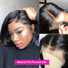 Pre Plucked Lace Frontal Straight Hair Wig - Pure Hair Gaze