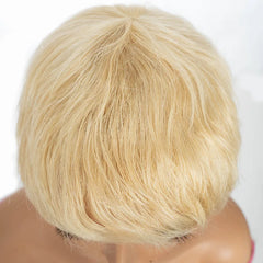 Natural Hair Straight Glueless 613 Blonde Wig - Pure Hair Gaze