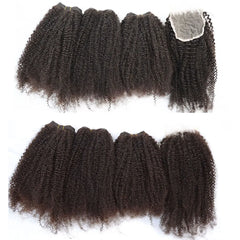 Kinky Curly Virgin Human Hair Bundles - Pure Hair Gaze