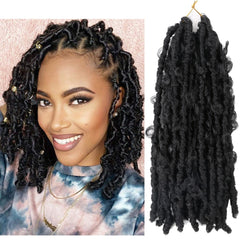 Synthetic Braiding Hair - Butterfly Locs Hair - Pre-Looped Distressed Locs -Crochet Hair - Pure Hair Gaze