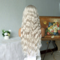 Long Body Wave Platinum Blonde Wig - Pure Hair Gaze