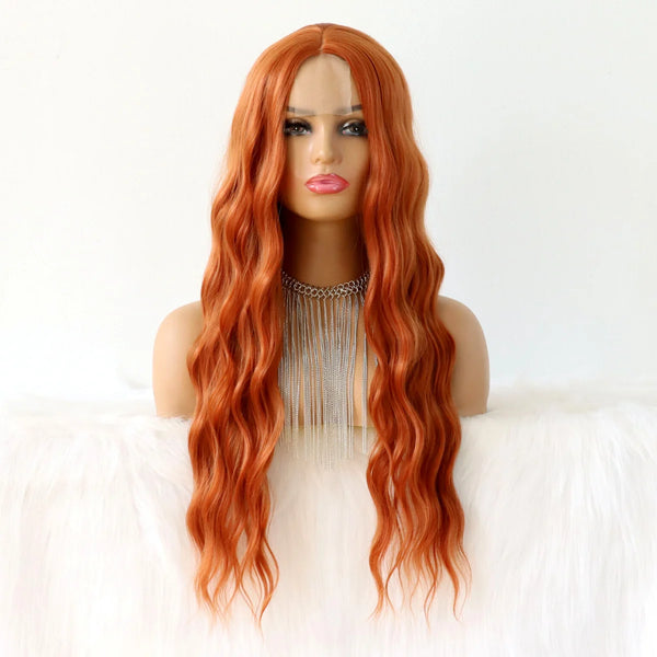 Long Body Wave Platinum Blonde Wig