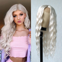 Long Body Wave Platinum Blonde Wig - Pure Hair Gaze