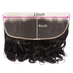 Loose Wave Bundles - 3 Bundles With 13x4 Frontal - Remy Human Hair - Pure Hair Gaze