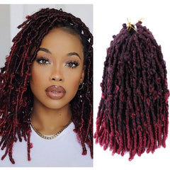 Synthetic Braiding Hair - Butterfly Locs Hair - Pre-Looped Distressed Locs -Crochet Hair - Pure Hair Gaze
