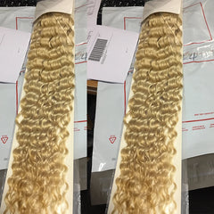 613 Blonde Remy Brazilian Deep wave Human Hair Bundles - Pure Hair Gaze