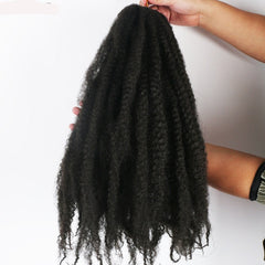 Versatile Cuban Twist Marley Braid - Afro Kinky Hair for Braiding - Pure Hair Gaze