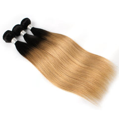 Straight 2 Tone Ombre Hair Bundles - Pure Hair Gaze