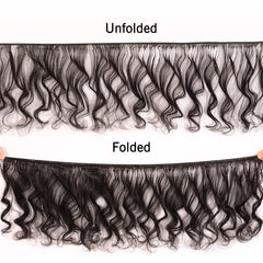 Loose Wave Bundles - 3 Bundles With 13x4 Frontal - Remy Human Hair - Pure Hair Gaze