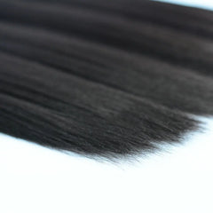Soft Silk Heat Resistant Fiber Kinky Straight Bundles - Pure Hair Gaze