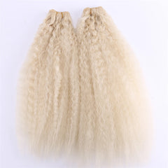 High Temperature Synthetic Kinky Straight Bundles - Pure Hair Gaze