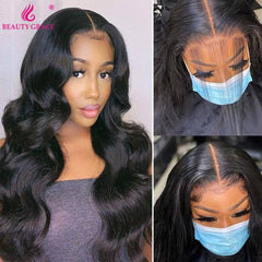 PrePlucked Glueless 30 Inch Body Wave Lace Front Wig Brazilian T Part Lace Frontal Human Hair Wig For Women Bodywave Closure Wig - Pure Hair Gaze