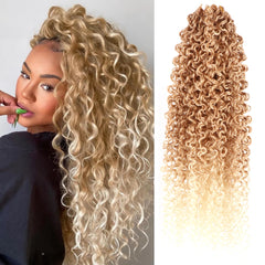 Curly Deep twist Crochet Hair Water Wave Synthetic Braid Hair - Pure Hair Gaze