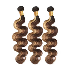 Highlight Body Wave Human Hair Bundles - Pure Hair Gaze