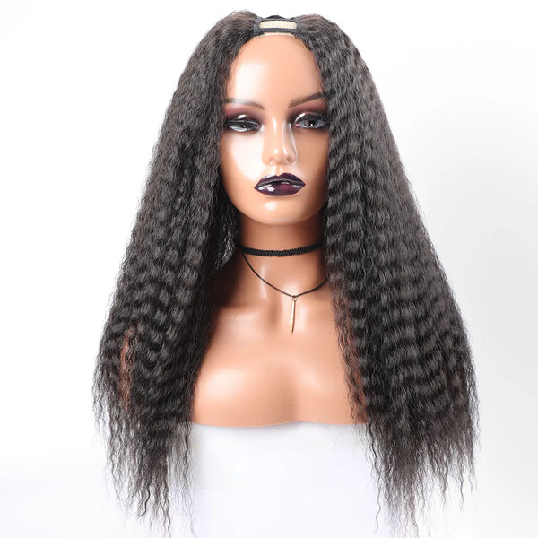 Afro Kinky Curly Synthetic U Part Wig