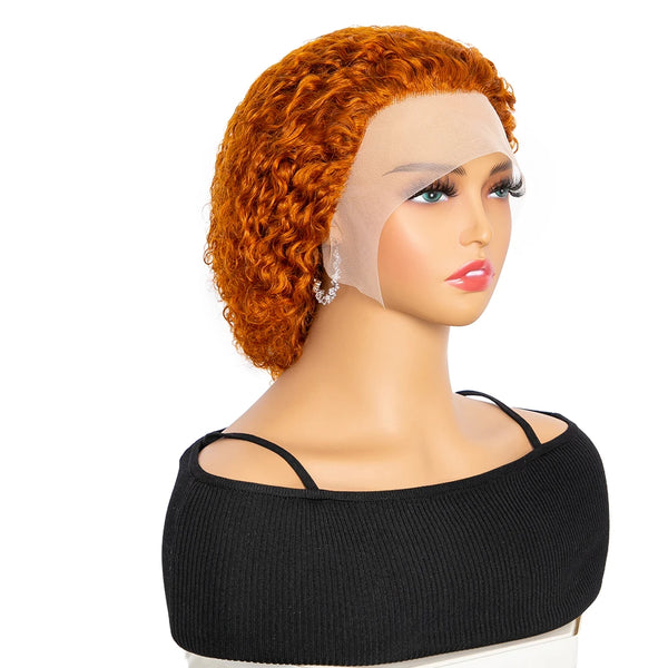 Short Ginger 13X1Lace Front Wig