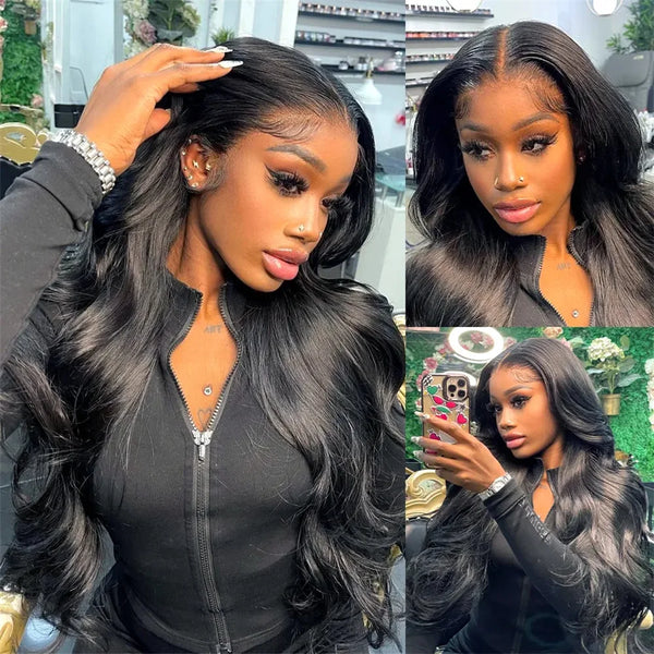 Human Hair Pre Plucked Body Wave Wig