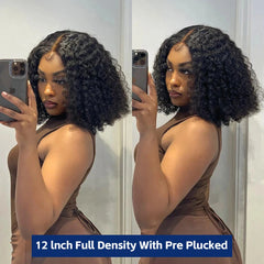 Loose Curly Wavy Lace Frontal Glueless 5x5 Closure Wig - Pure Hair Gaze