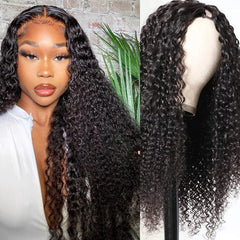 Indian Deep Curly Wave U Part Human Hair Wig - Pure Hair Gaze