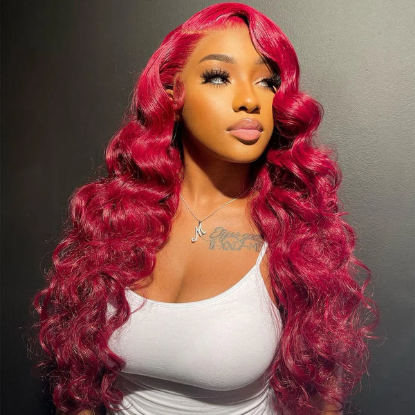 Burgundy 13x4 Lace Frontal Wig