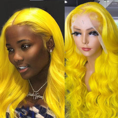 Soft Babyhair Pre Plucked Yellow Wig - Pure Hair Gaze