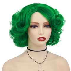 Cosplay Short Curly Hair Platinum Blonde Wigs - Pure Hair Gaze