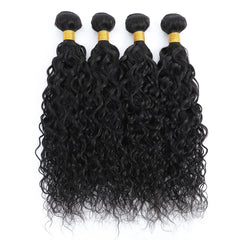 Curly Human Hair Water Wave 3/4 Bundles - Pure Hair Gaze