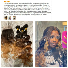 Body Wave Human Hair Bundles with closure - Pure Hair Gaze