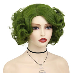 Cosplay Short Curly Hair Platinum Blonde Wigs - Pure Hair Gaze