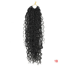Curly Faux Locs - Crochet Hair - Synthetic Goddess Locs Crochet Hair - Pure Hair Gaze