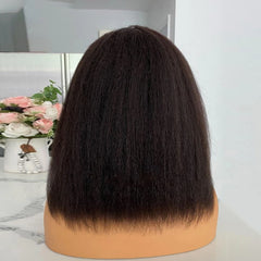 Glueless Kinky Straight Frontal Wig - Pure Hair Gaze