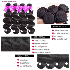 Brazilian 100% Human Hair Bundles - Pure Hair Gaze