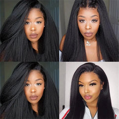 Peruvian Kinky Straight Hair 28 30 Inch Weave Bundles - Pure Hair Gaze